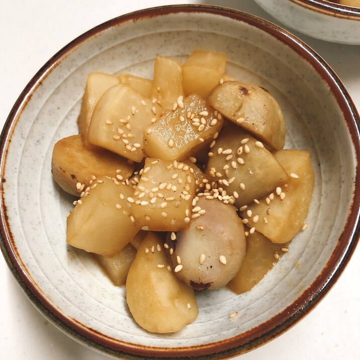 大根と里芋の甘辛煮